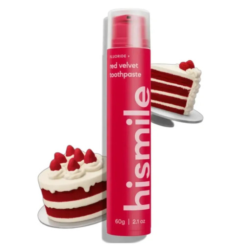 Зубна паста зі смаком червоного оксамиту Hismile Red Velvet Toothpaste, 60 г